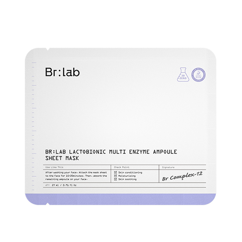 Br:Lab Lactobionic Multi Enzyme Ampoule Sheet Mask – sheets 